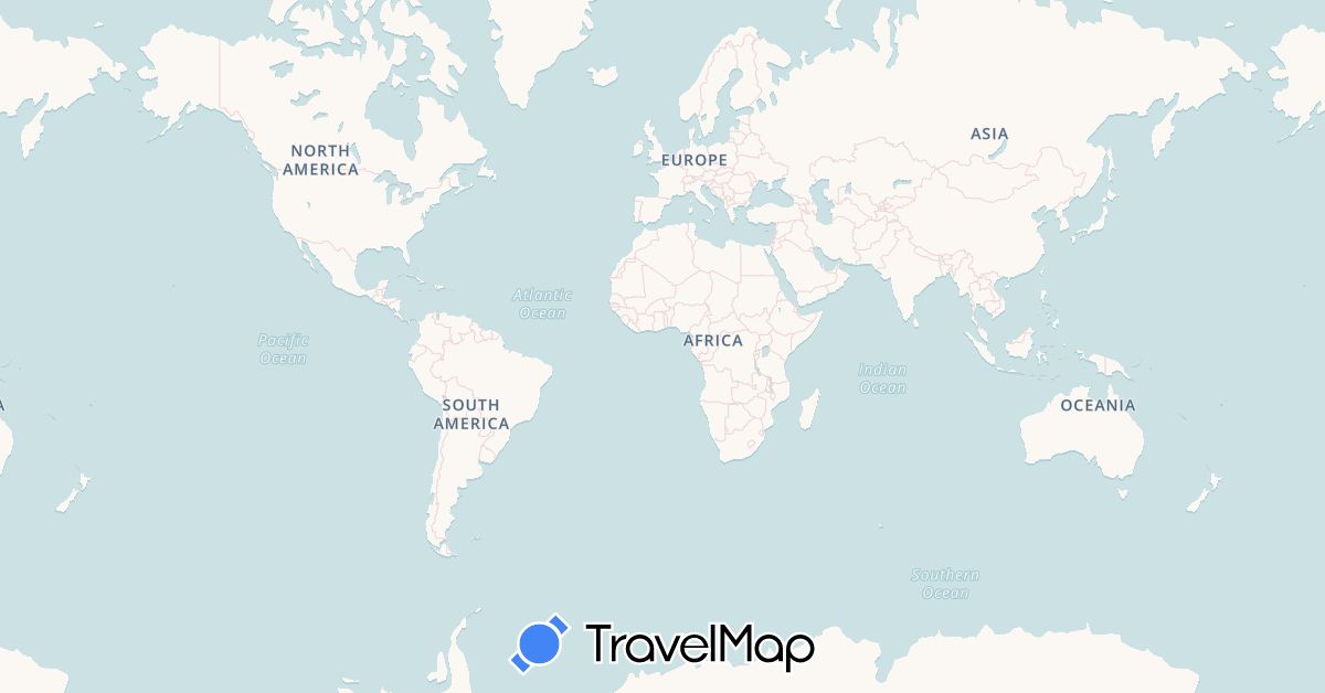 TravelMap itinerary: driving, bus, plane, cycling, train, hiking, boat in Belgium, Colombia, Ecuador, Spain, Japan, South Korea, Mexico, Panama, Peru, Philippines, Russia, Thailand, Trinidad and Tobago, Taiwan, United States (Asia, Europe, North America, South America)